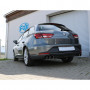 Silent rear duplex stainless steel 2x90mm type 25 for SEAT LEON ST TYPE 5F