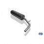 Silent stainless steel rear for SKODA CITIGO