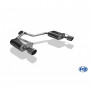 Silencieux arrière duplex inox 1x100mm type 16 pour FORD MONDEO MK4 (HAYON)