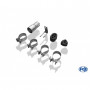 Silencieux arrière duplex inox 1x100mm type 16 pour FORD MONDEO MK4 (HAYON)