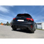 Catback après FAP avec silencieux arrière duplex inox 1x100mm type 25 NOIRE pour FORD FOCUS MK4 ST