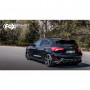 Catback après FAP avec silencieux arrière duplex inox 1x100mm type 25 pour FORD FOCUS MK4 ST