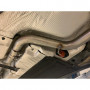 Catback après FAP avec silencieux arrière duplex inox 1x100mm type 25 pour FORD FOCUS MK4 ST