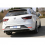 Catback après FAP avec silencieux arrière duplex inox 2x80mm type 25 pour SEAT LEON CUPRA 4DRIVE ST TYPE 5F (AVEC FAP)