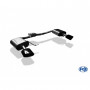 Catback après FAP avec silencieux arrière duplex inox 1x160x90mm type 38 noire pour SEAT LEON CUPRA 4DRIVE ST TYPE 5F (AVEC FAP)