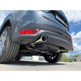 Silent rear duplex stainless steel 1x100mm type 16 for MAZDA CX5 TYPE KF with Ad-Blue