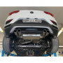 Silent rear duplex stainless steel 2x90mm type 16 for VOLKSWAGEN T-ROC