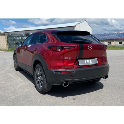 Silencieux arrière duplex inox 1x129x106mm type 32 pour MAZDA CX30 X180 AT AWD