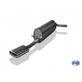 Silent stainless steel rear 1x135x80mm type 53 for SKODA FABIA KOMBI TYPE NJ