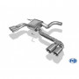 Silent rear duplex stainless steel 2x80mm type 25 for SKODA KODIAQ 4x4 (without cutting PC AR)