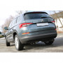 Silent rear duplex stainless steel 2x80mm type 25 for SKODA KODIAQ 4x4 (without cutting PC AR)