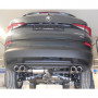 Silent rear duplex stainless steel 2x80mm type 25 for SKODA KODIAQ 4x4 (without cutting PC AR)