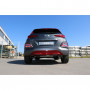 Silencieux arrière duplex inox 1x145x65mm type 59 pour HYUNDAI KONA 2WD