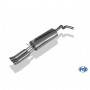 Silencieux arrière inox 2x76mm type 18 pour SKODA RAPID (Berline)