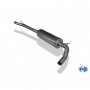 Silent stainless steel front for SKODA RAPID (Berline)