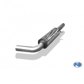 Silent stainless steel front for SKODA OCTAVIA RS TYPE 1U