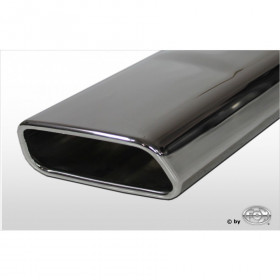 Silent rear duplex stainless steel 1x145x65mm type 59 for SKODA OCTAVIA TYPE 1Z