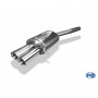 Silencieux arrière inox 2x80mm type 25 pour SKODA OCTAVIA RS TYPE 1Z