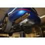 Silent stainless steel rear 2x76mm type 17 for SKODA OCTAVIA RS TYPE 1Z