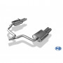 Silencieux arrière duplex inox 2x76mm type 25 pour SKODA OCTAVIA RS TYPE 1Z