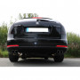 Silent rear duplex stainless steel 2x76mm type 25 for SKODA OCTAVIA RS TYPE 1Z