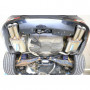 Silent rear duplex stainless steel 2x76mm type 25 for SKODA OCTAVIA RS TYPE 1Z