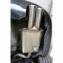 Silent rear duplex stainless steel 2x76mm type 25 for SKODA OCTAVIA RS TYPE 1Z