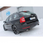 Silent rear duplex stainless steel 1x145x65mm type 59 for SKODA OCTAVIA RS TYPE 1Z