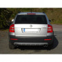 Silent rear duplex stainless steel 2x70mm type 12 for SKODA OCTAVIA 4x4/Scout TYPE 1Z