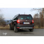 Silencieux arrière inox 2x80mm type 12 pour SKODA YETI TYPE 5L (Traction)