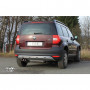Silencieux arrière inox 2x80mm type 12 pour SKODA YETI TYPE 5L (Traction)