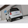 Silent rear duplex stainless steel 1x86x54mm type 32 for SMART FORTWO TYPE 451