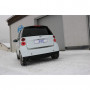 Silent rear duplex stainless steel 1x86x54mm type 32 for SMART FORTWO TYPE 451