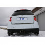 Silent rear duplex stainless steel duplex type 14 for SMART FORTWO TYPE 451 (with Brabus bumper)