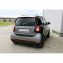 Silent rear duplex stainless steel 1x78x75mm type 70 for SMART FORTWO TYPE 453