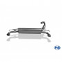 Silent rear duplex stainless steel 1x86x54mm type 32 for SMART FORTWO TYPE 453