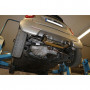 Silent rear duplex stainless steel 1x100mm type 25 for SMART FOR BRABUS TYPE 453
