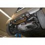 Silent rear duplex stainless steel 1x100mm type 25 for SMART FOR BRABUS TYPE 453