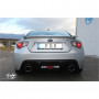 Silencieux arrière duplex inox 1x129x106mm type 32 pour SUBARU BRZ