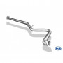 Stainless front silencer removal tube for SUBARU BRZ