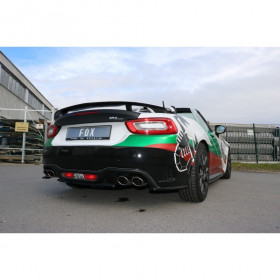 Silent rear duplex stainless steel 2x106x71mm type 32 for FIAT 124 SPIDER ABARTH