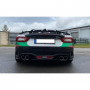 Silent rear duplex stainless steel 2x100mm type 25 for FIAT 124 SPIDER ABARTH