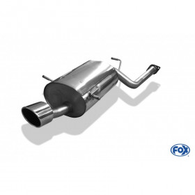 Silent stainless steel rear 1x140x90mm type 44 for SUBARU IMPREZA TYPE GD/GG (berline/break)