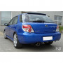 Silent stainless steel rear 1x100mm type 17 for SUBARU IMPREZA TYPE GD/GG (berline/break)