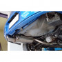 Silent stainless steel rear 1x100mm type 17 for SUBARU IMPREZA TYPE GD/GG (berline/break)