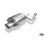 Silent stainless steel rear 1x129x106mm type 33 for SUBARU IMPREZA TYPE GD/GG (berline/break)