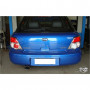 Silent stainless steel rear 1x129x106mm type 33 for SUBARU IMPREZA TYPE GD/GG (berline/break)