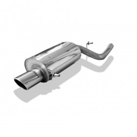 Silent stainless steel rear 1x129x106mm type 44 for SUBARU IMPREZA TYPE GD/GG (berline/break)
