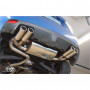 Silent rear duplex stainless steel 2x100mm type 12 for SUBARU IMPREZA WRX TYPE GR (4WD)