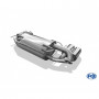 Silent rear duplex stainless steel 2x100mm type 24 for SUBARU IMPREZA WRX TYPE GR (4WD)